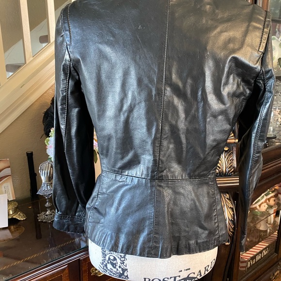 casual corner leather jacket